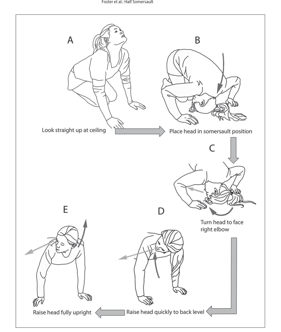 Printable Vertigo Exercise Chart