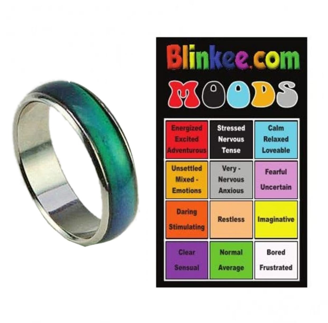 Free almost Mood Ring With Mood Ring Color Chart