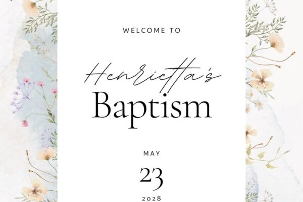 Free And Customizable Baptism Templates Canva