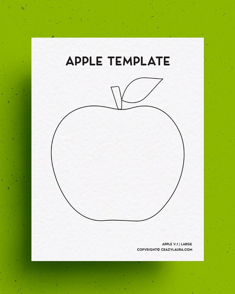 Free Printable Apple Templates