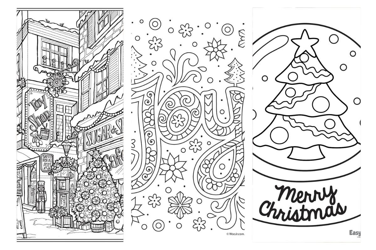 Free Christmas Printable Coloring Page