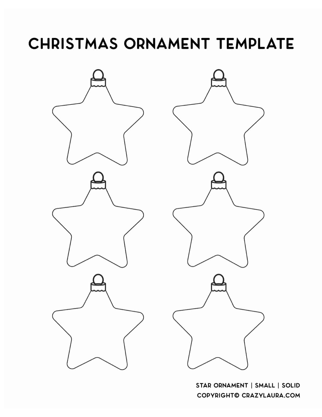 Free Printable Christmas Shapes Templates