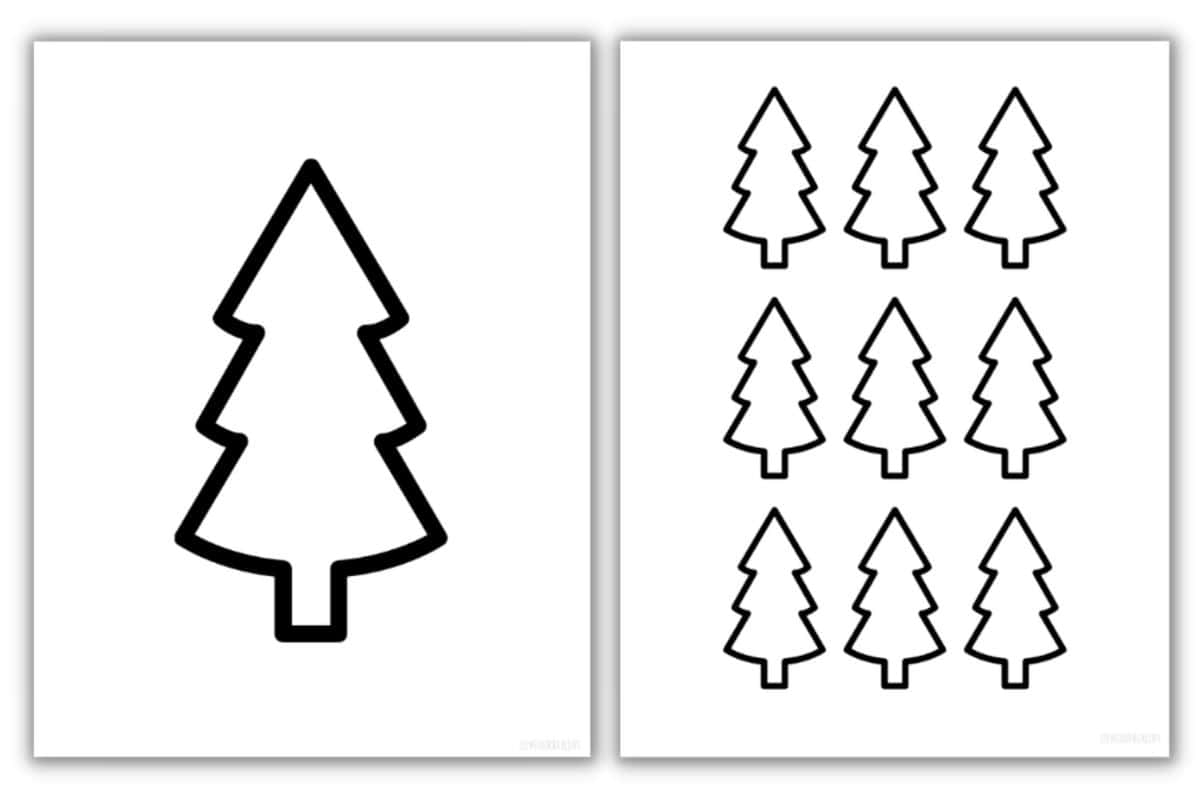Free Christmas Tree Pattern Printable
