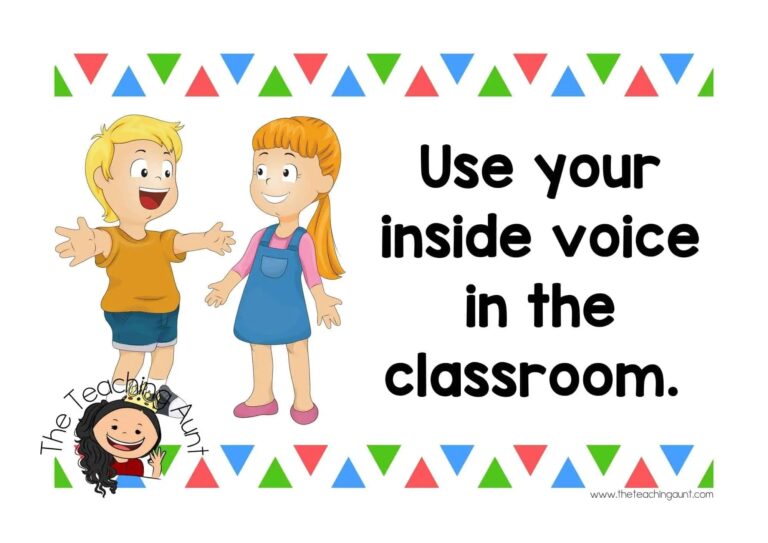 Free Classroom Rules Posters The Teaching Aunt