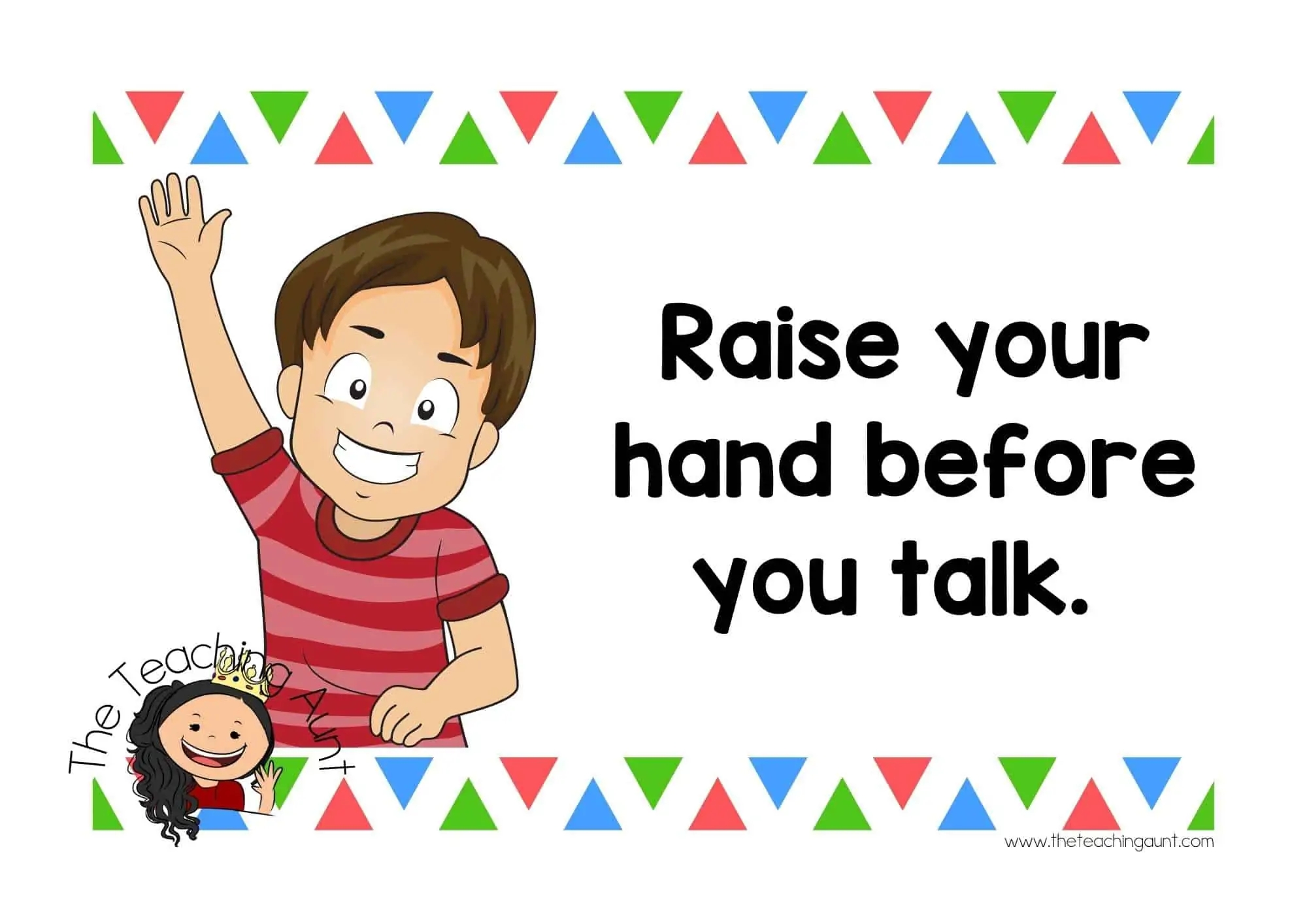 Free Preschool Classroom Rules Printables