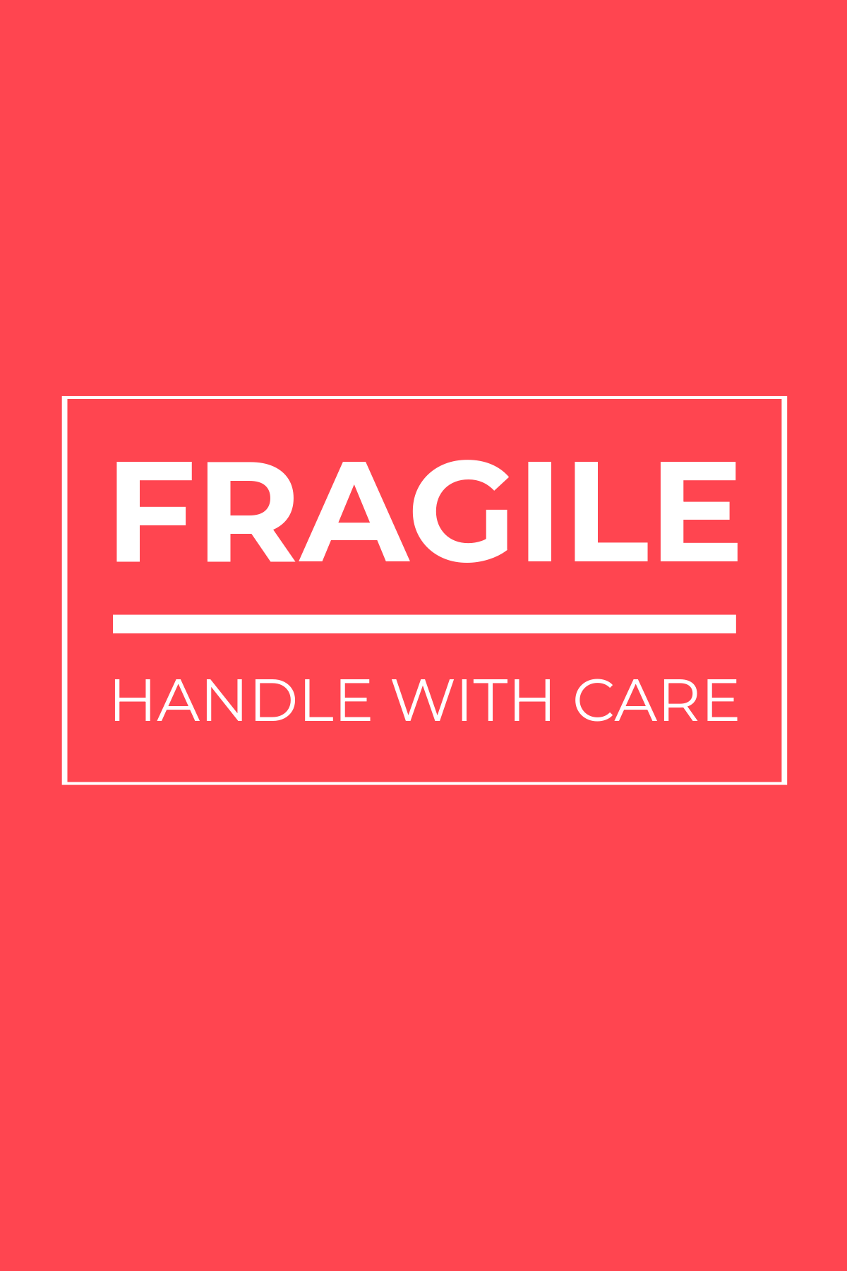 Free Fragile Label Printable