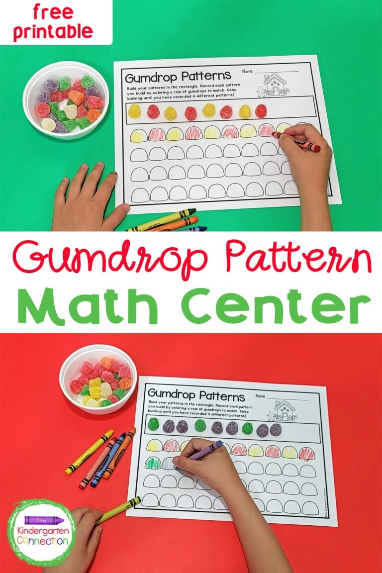 FREE Gumdrop Pattern Printable