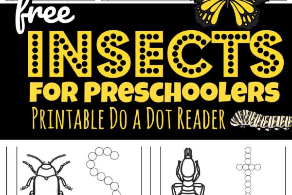 FREE Insects For Preschoolers Printable Book