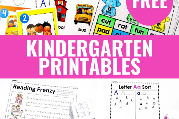 Free Kindergarten Activities And Worksheets Simply Kinder
