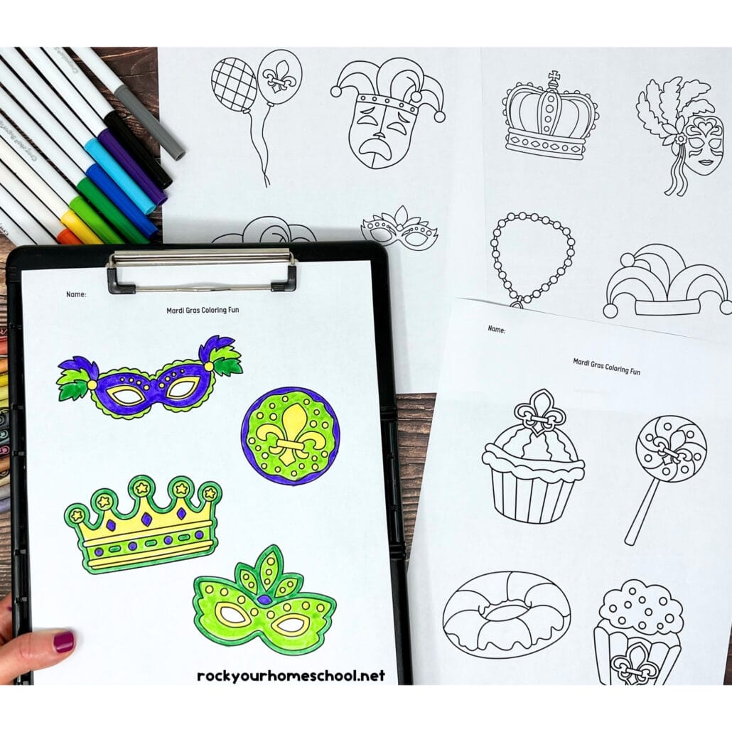 Free Mardi Gras Printables