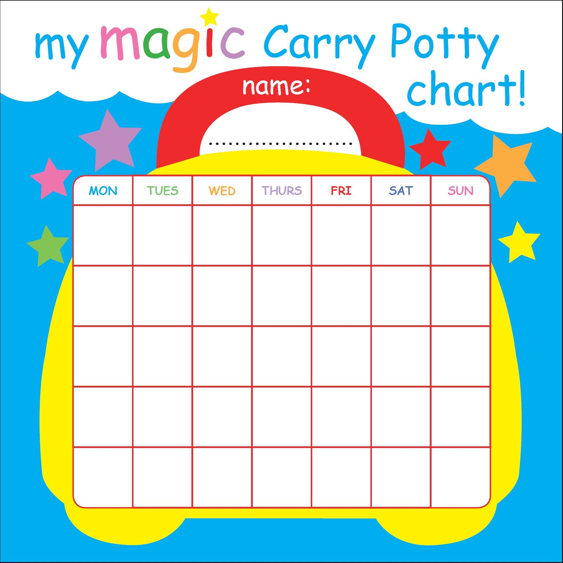 Free Print out Reward Chart For Your Potty Training Toddler MadeForMums