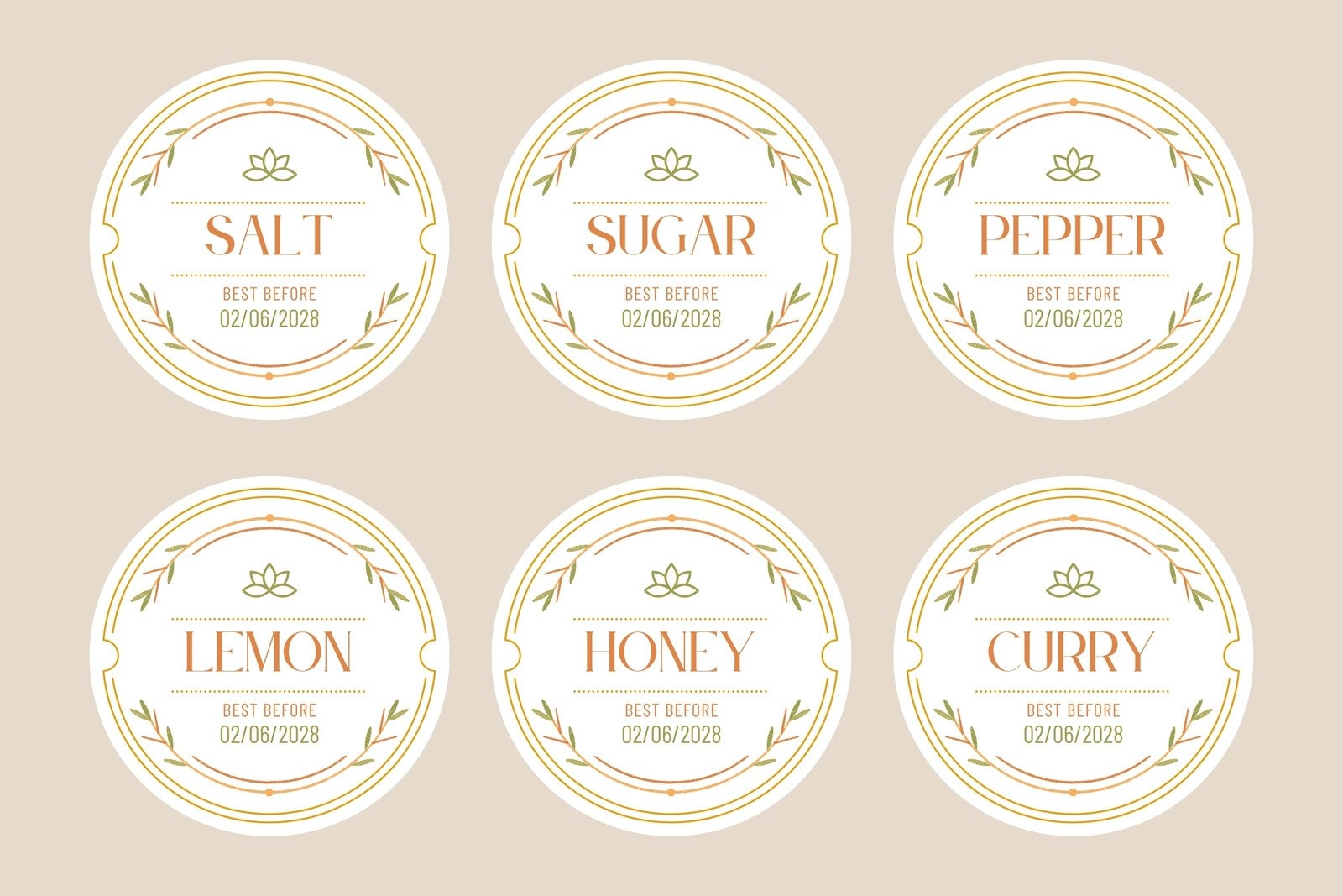 Free Printable Jar Labels Template Word