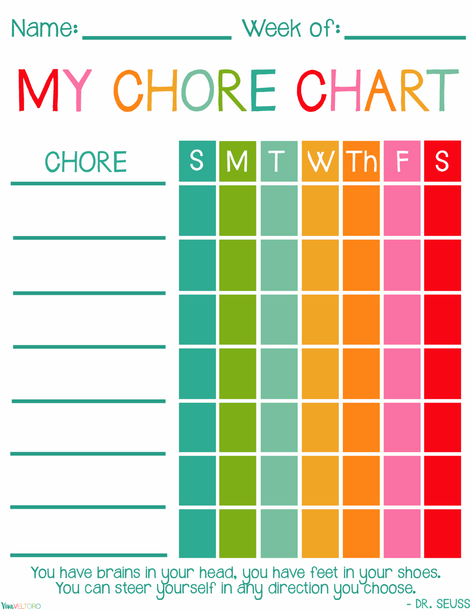 Printable Responsibility Chart Printable Chart Template Printable Responsibility Chart Printable Chart Template