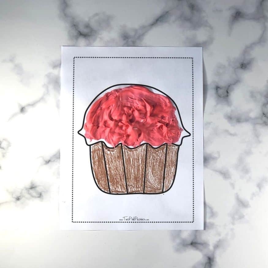 Free Printable Cupcake Pattern