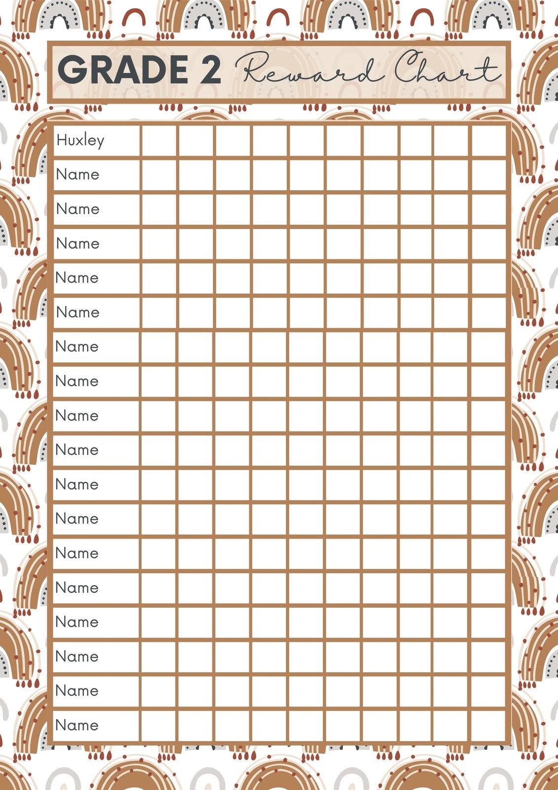 Sticker Reward Chart Free Printable