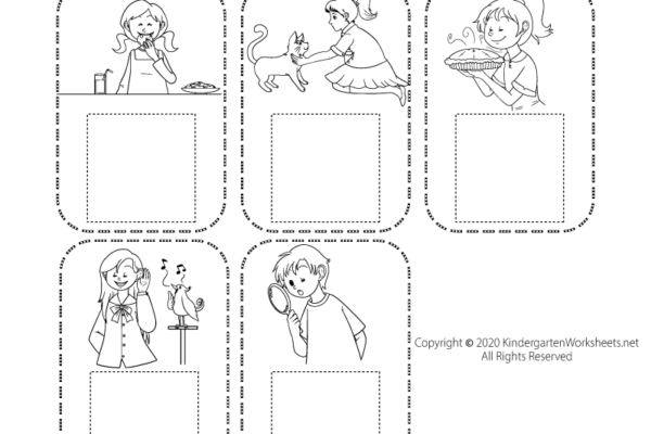 Free Printable Cut and Paste Five Senses Worksheet