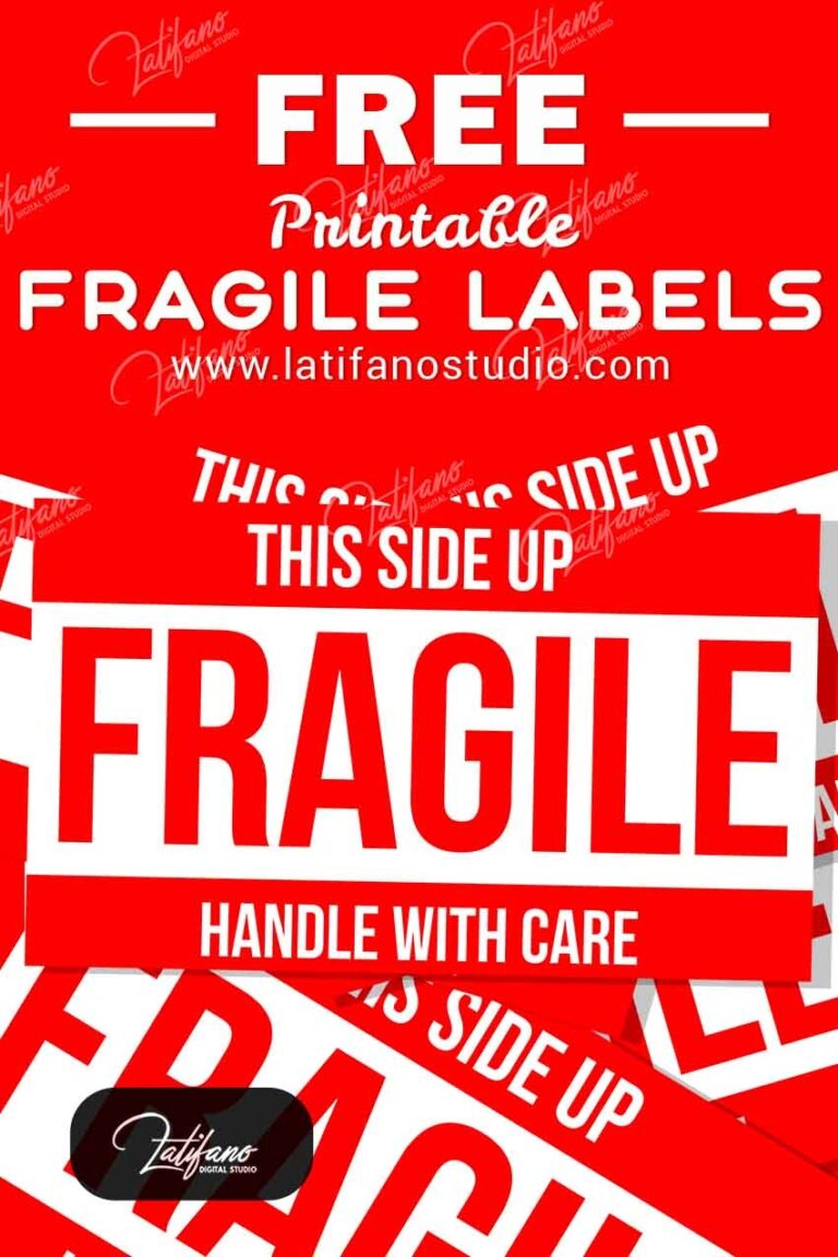 Free Printable Fragile Labels Free Labels Download