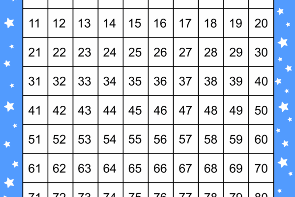 Free Printable Hundreds Charts Numbers 1 To 100 Free