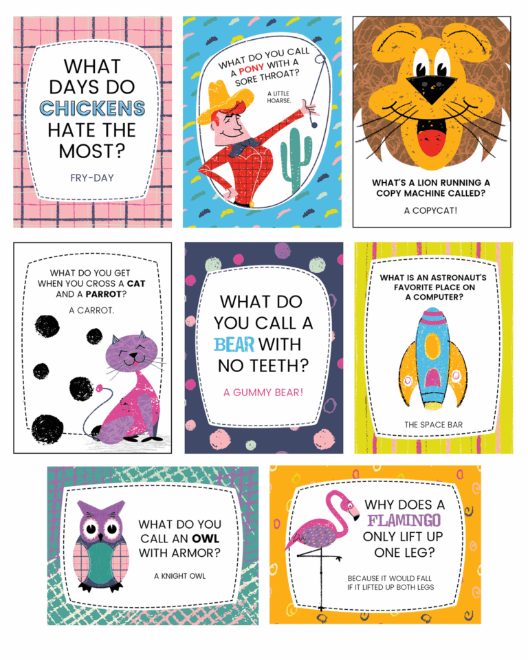 Free Printable Lunchbox Jokes Printable Party Favors