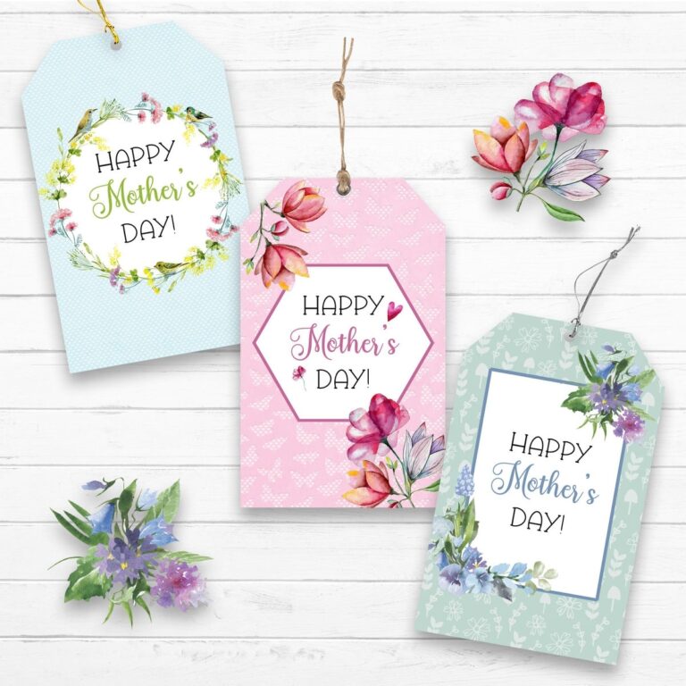 Free Printable Mother s Day Tags
