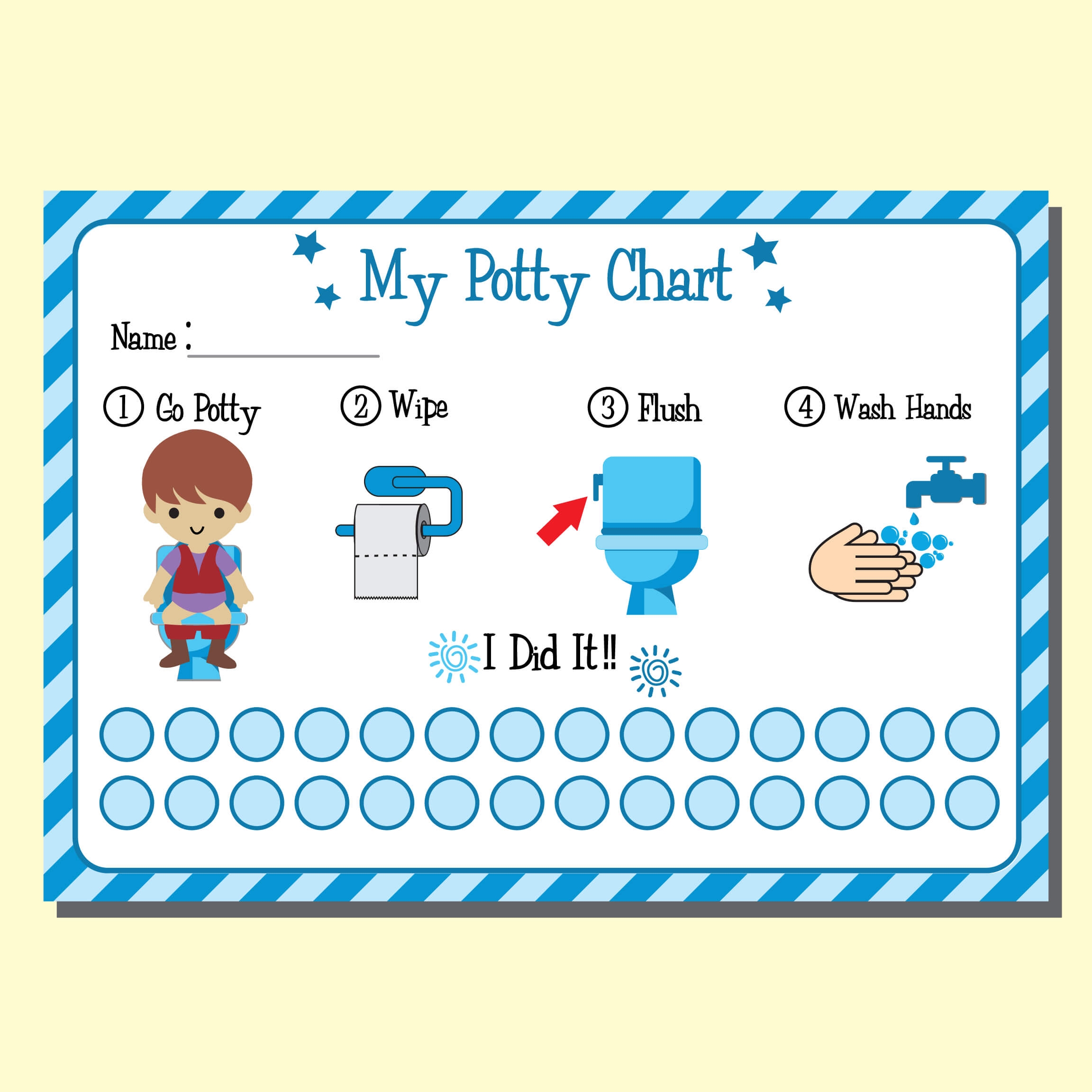 Potty Training Printable Chart