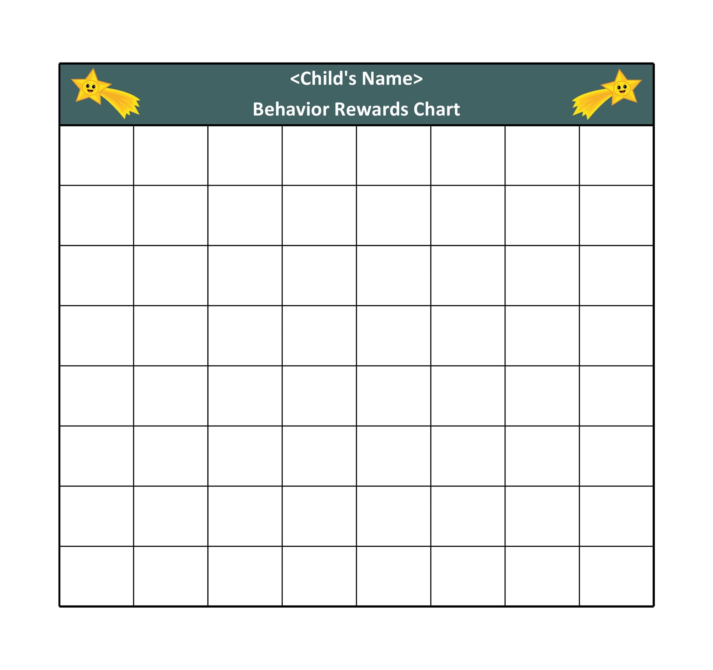 Free Printable Incentive Charts