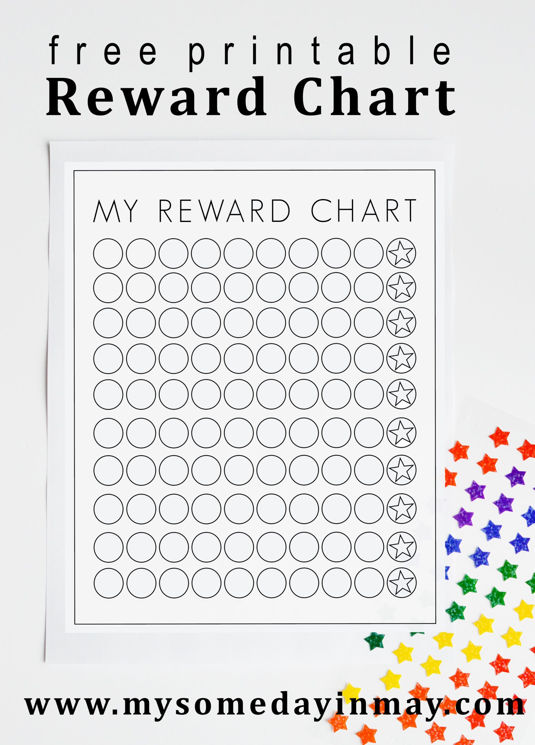Printable Sticker Chart Free