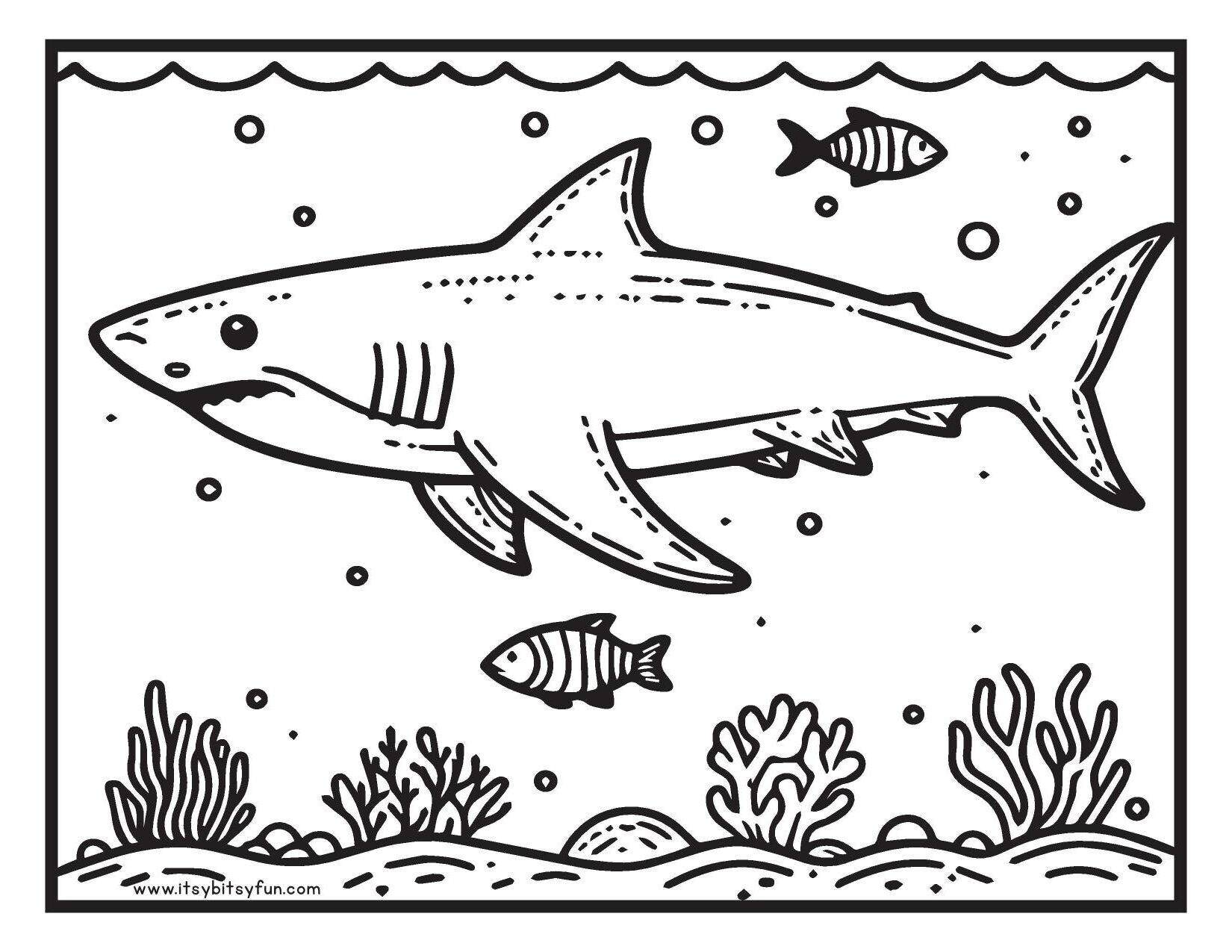 Shark Printables Free