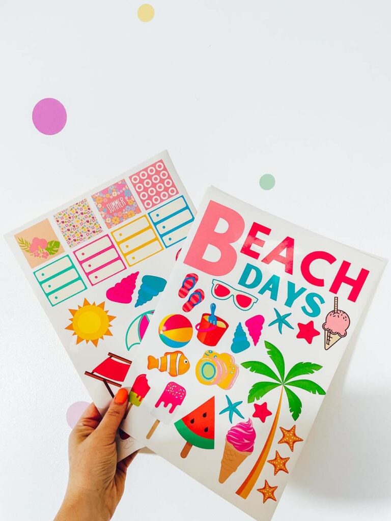 Free Printable Summer Stickers For Cricut And Silhouette Extraordinary Chaos