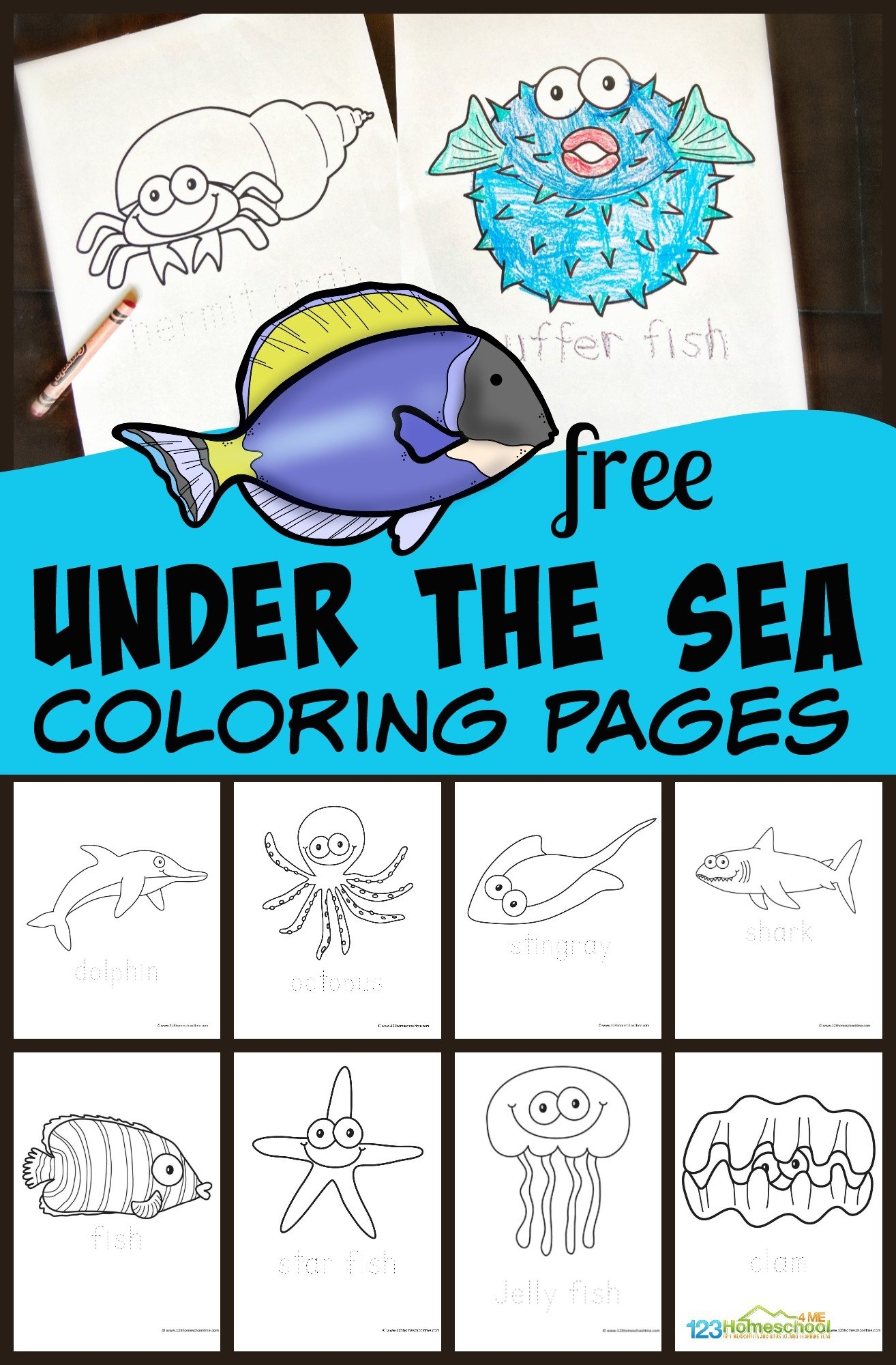 Ocean Animals Free Printables