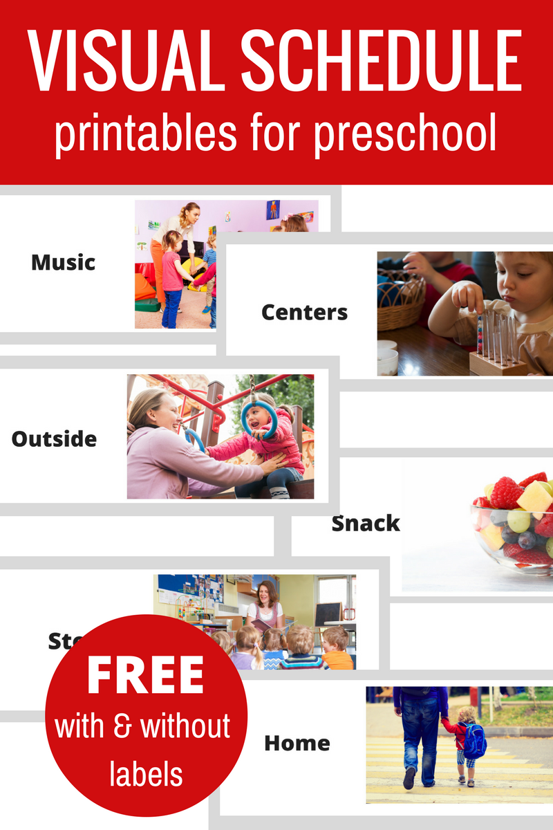 Free Visual Schedule Printables