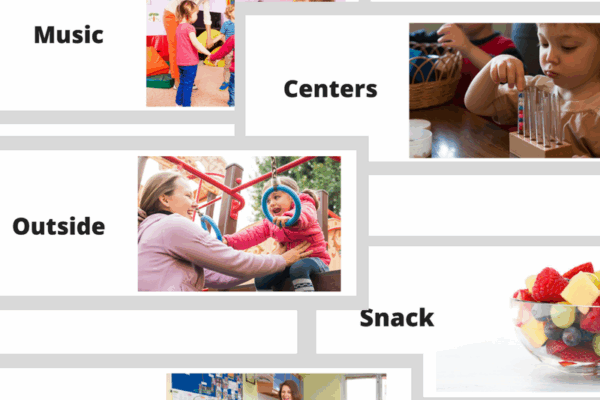 Free Printable Visual Schedule For Preschool No Time For Flash Cards