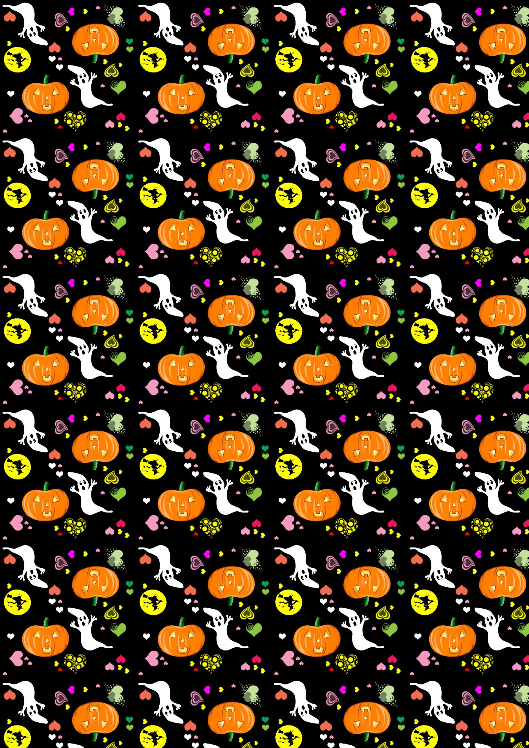 Free Scrapbook Paper Halloween Hearts Large Rooftop Post