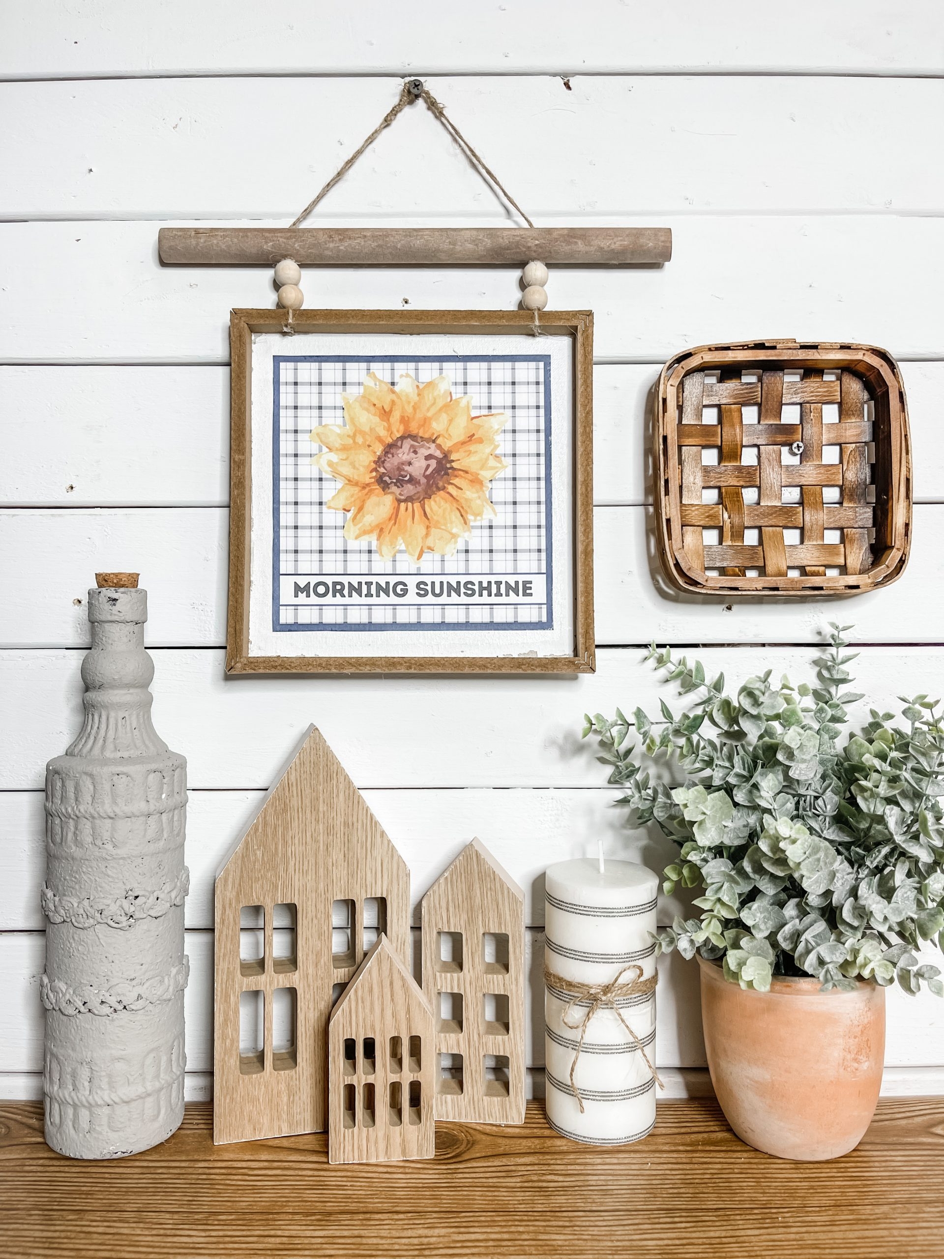 FREE Sunflower Printable DIY Home Decor Easy DIY Tutorial