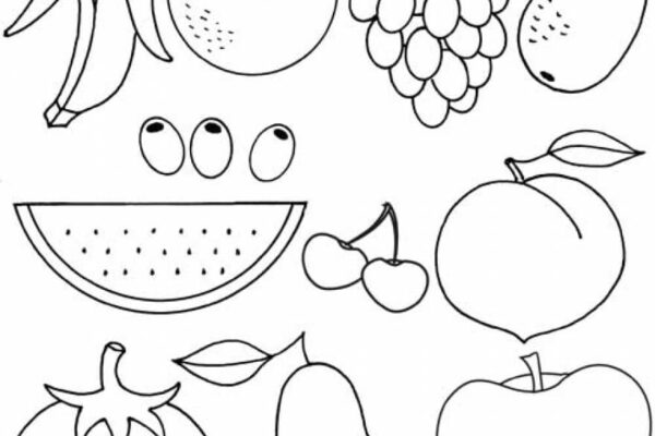 Fruit Coloring Pages Printable Coloring Pages FREE