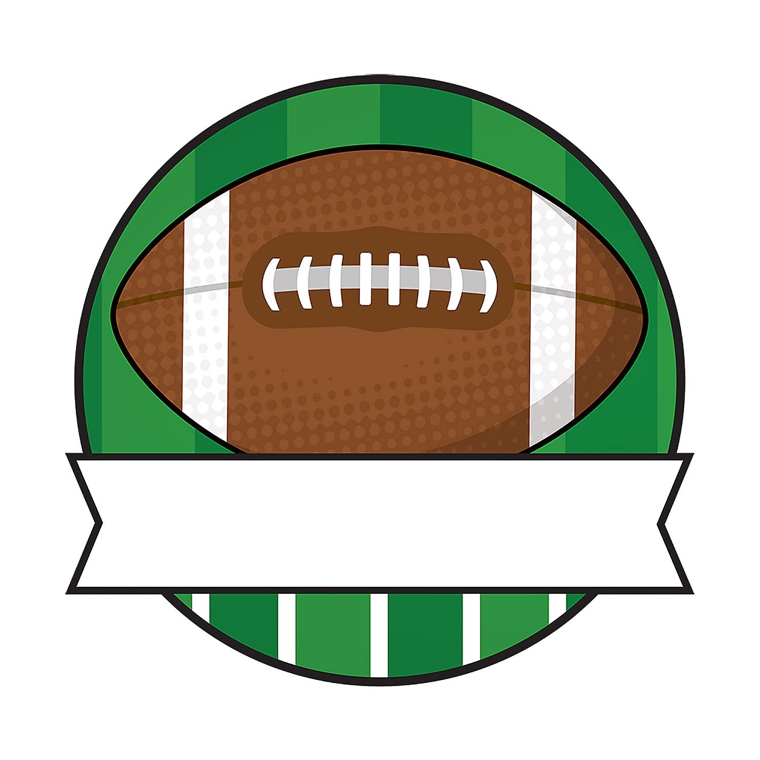 Fun Express Team Spirit Football Cutouts 50 Pc