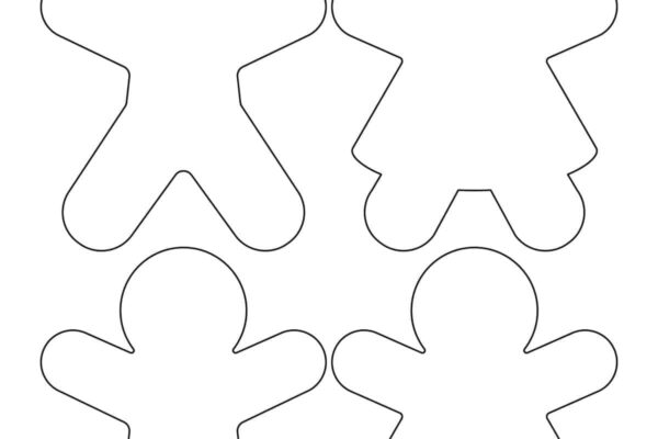 Gingerbread Man Template Free Printable Childhood Magic
