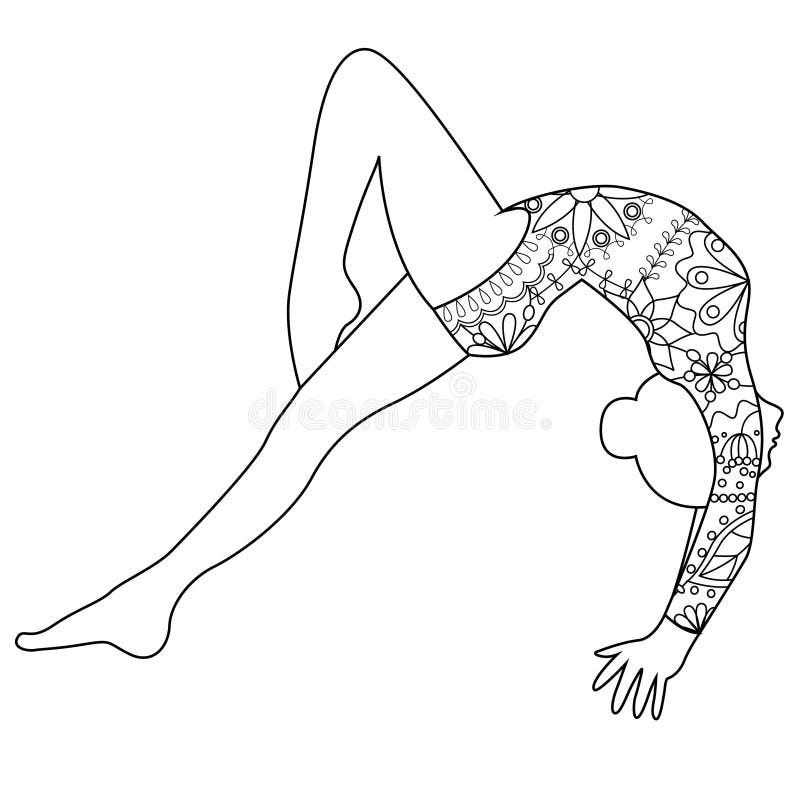 Gymnast Coloring Stock Illustrations 217 Gymnast Coloring Stock Illustrations Vectors U0026 Clipart Dreamstime