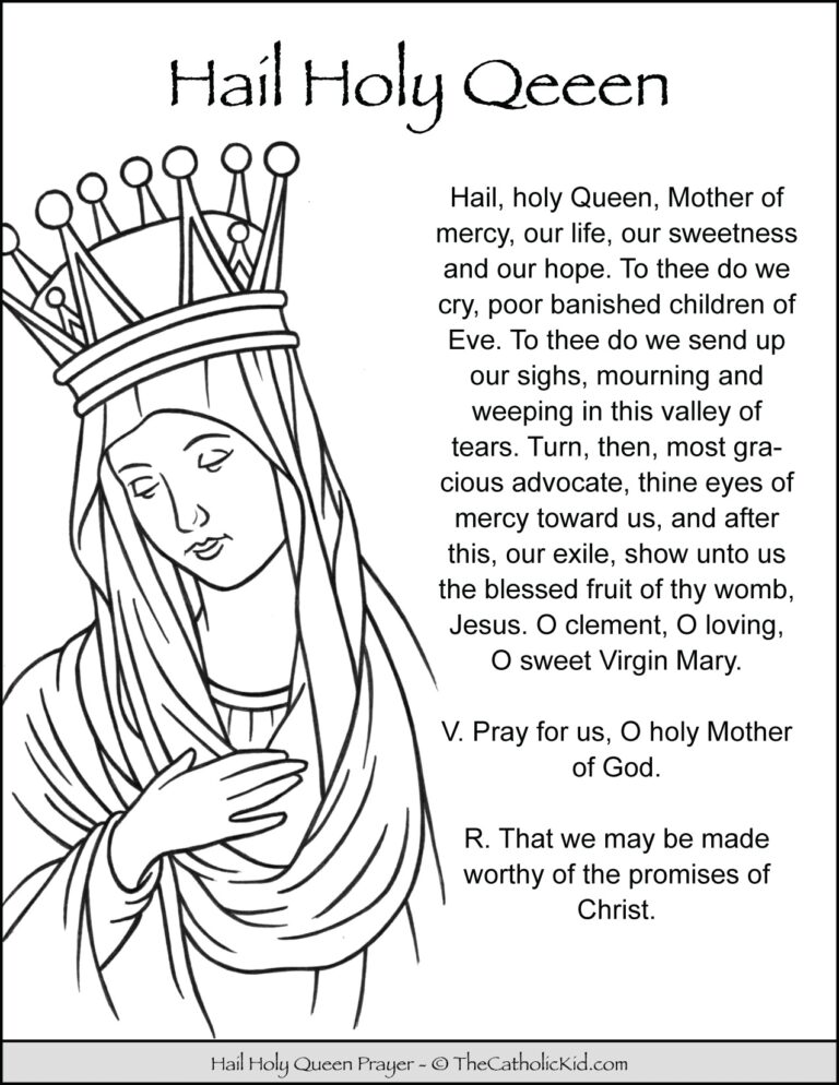 Hail Holy Queen Prayer CatholicBrain
