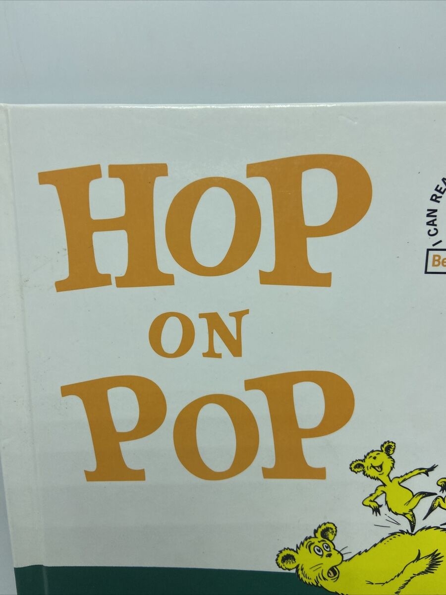 Hop On Pop By Dr Seuss 1963 1991 Book Hardcover B 29 I Can Read It Beginner Bks