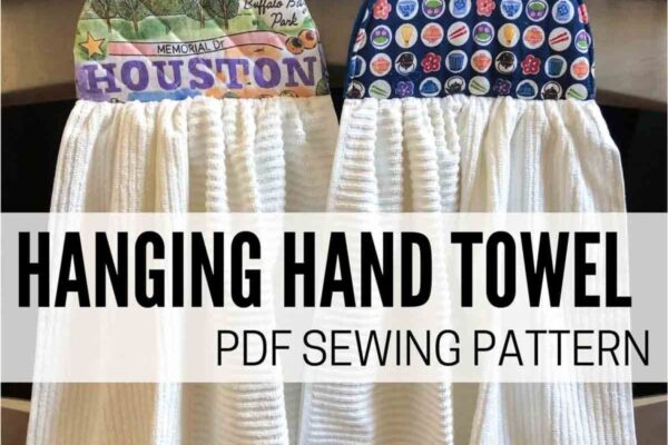 How To Make A Super Simple Hanging Dish Towel Free Pattern