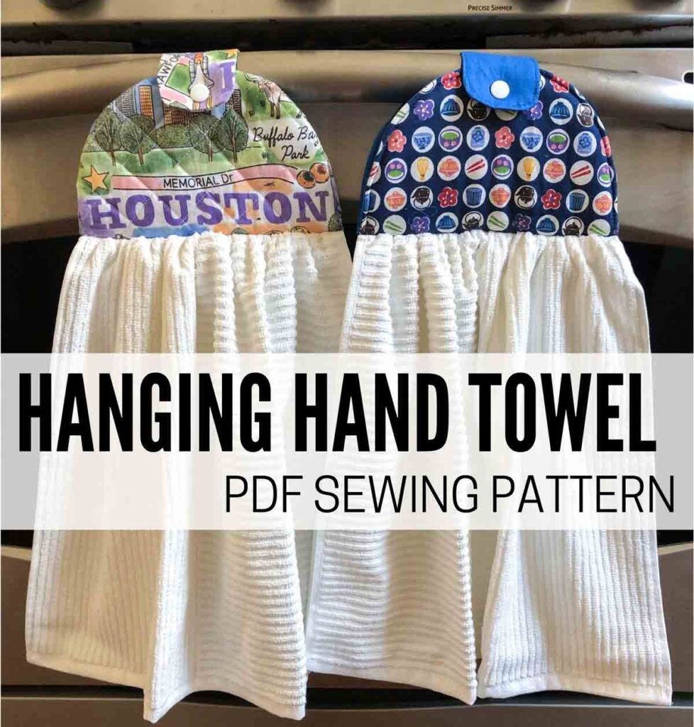 How To Make A Super Simple Hanging Dish Towel Free Pattern