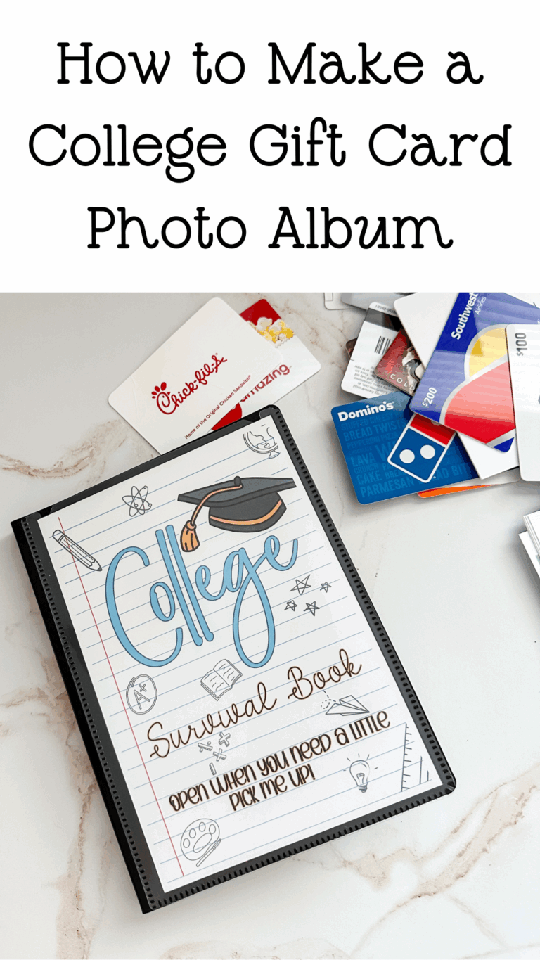 How To Print And Assemble A Gift Card Book The Denver Housewife