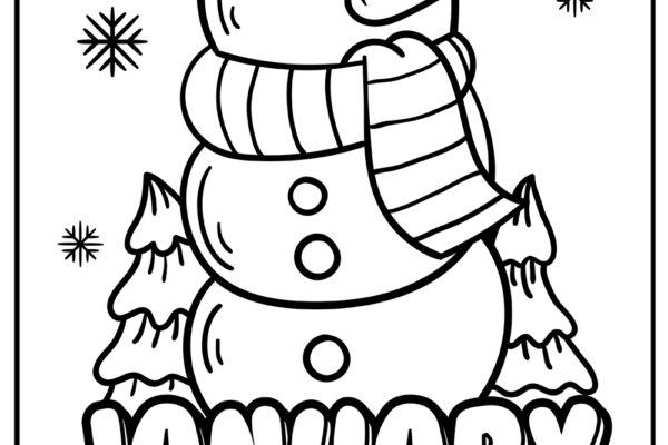 January Coloring Pages 100 Free Printables
