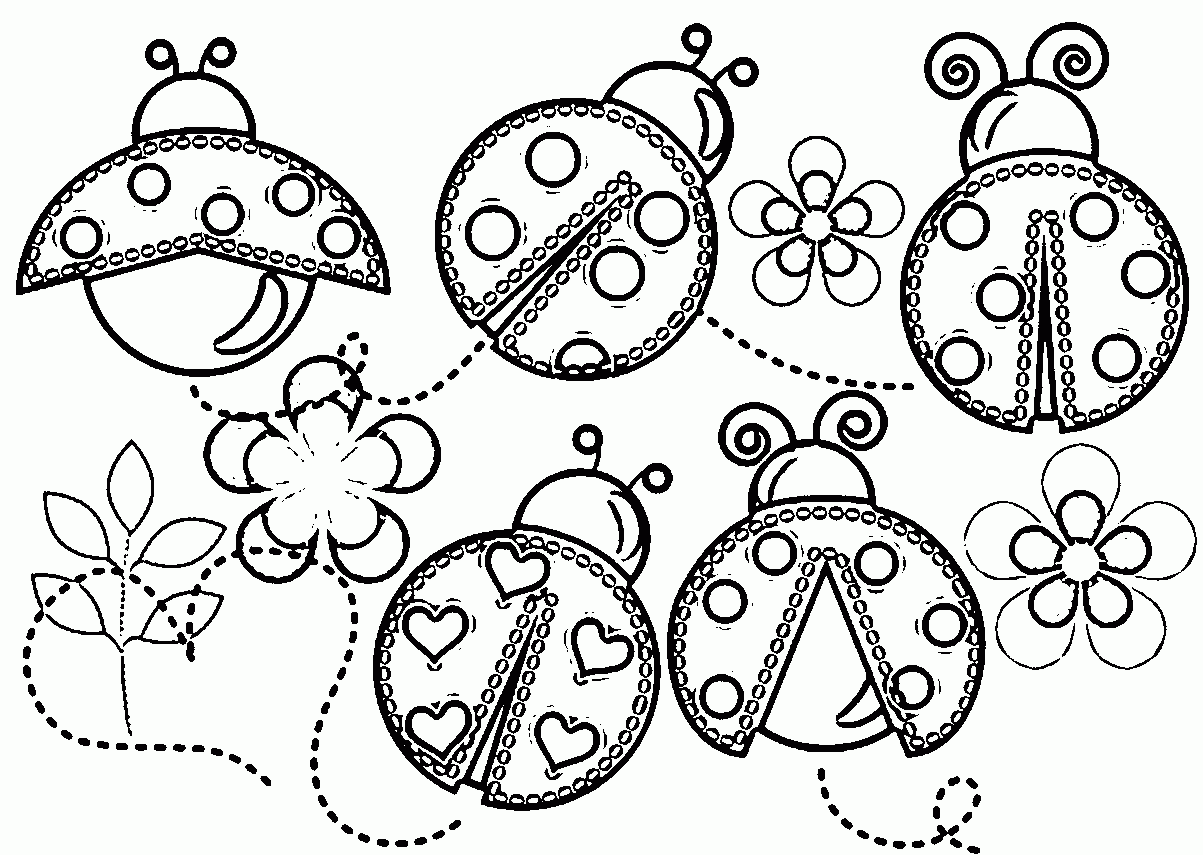 Free Printable Ladybug Coloring Pages