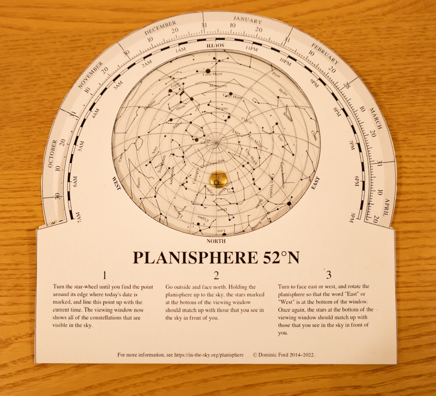 Make Your Own Planisphere In The Sky