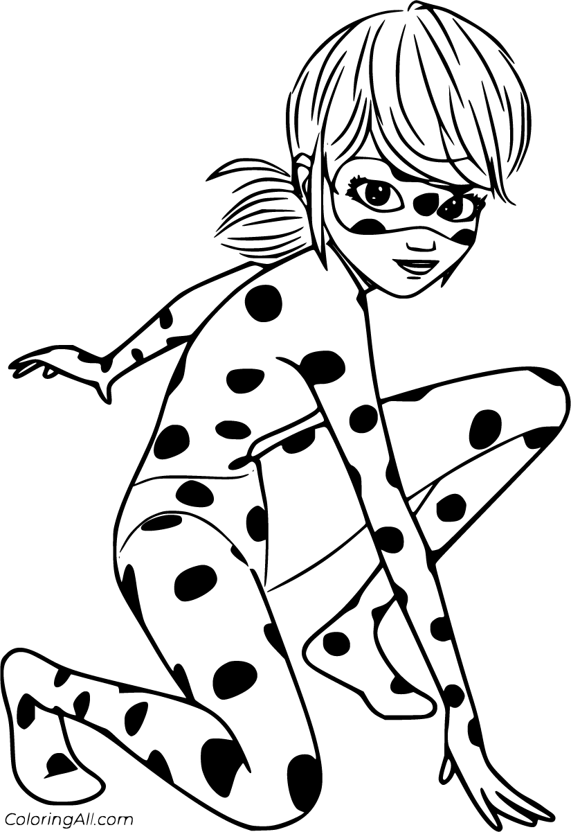 Free Printable Coloring Pages Of Ladybugs