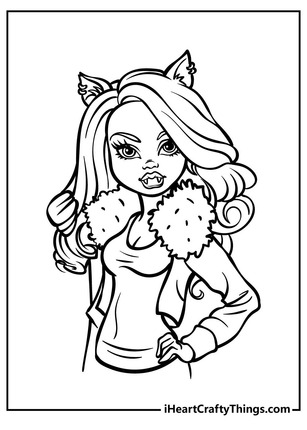 Free Printable Monster High Coloring Sheets