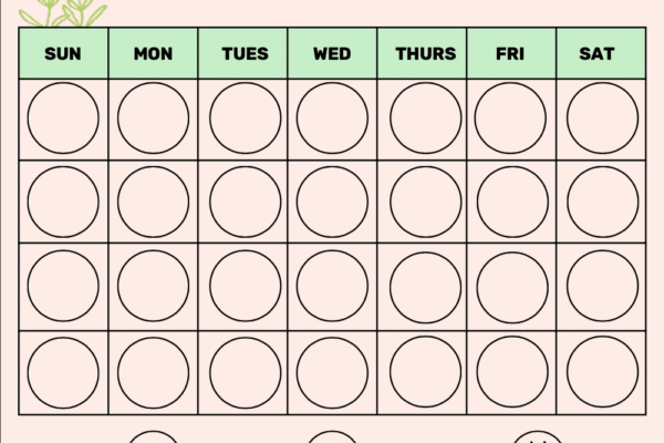 Monthly Behavior Chart Free Printable Goally