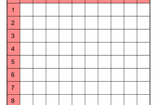 Multiplication Charts PDF Free Printable Times Tables Free Printables Monograms Design Tools Patterns U0026 DIY Projects